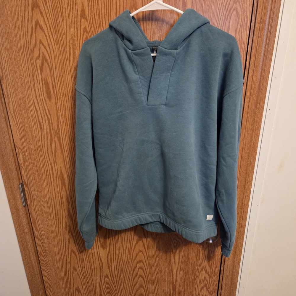 Vuori Teal Pullover Hoodie